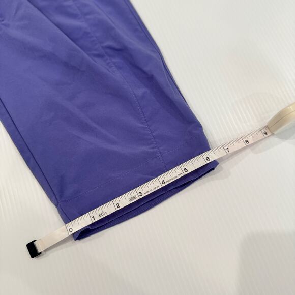 Athleta Arrival Cropped Pants Purple Women's 6 Athleisure Minimalist Travel - Picture 6 of 16